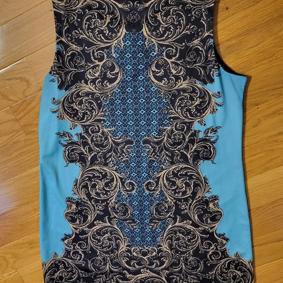 Aryeh baroque print stretch shift dress - Picture 4 of 4
